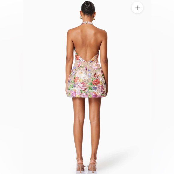ELLIATT OMR x ELLIATT: Meadowhawk Mini Sequin Dress In Pink